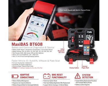Autel - Diagnostic Scan Tool  MaxiBAS BT608
