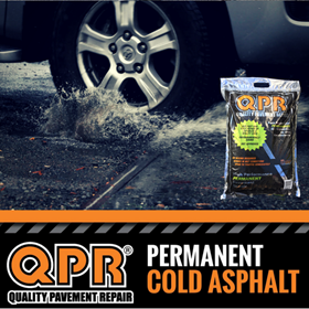 Asphalt and Bitumen surfaces can now be repaired with QPR DIY