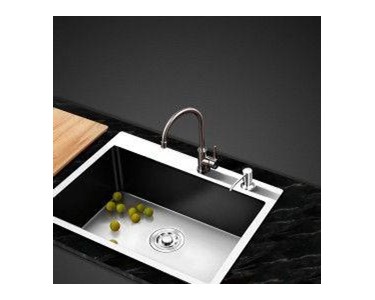 Cefito - Kitchen Sink 600 W x 450 D Stainless Steel