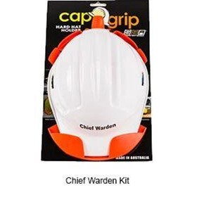Warden Hard Hat - Chief Warden with Hard Hat Holder