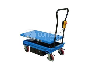 Contain It - Electric Mobile Scissor Lift Trolley | 750Kg Capacity