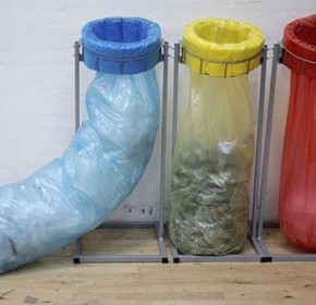 Infinity Plastic Bag Stand