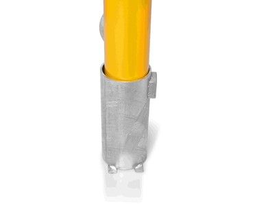Steelmark - Safety Bollard Cast In Sleeve Keylock 90mm Diameter