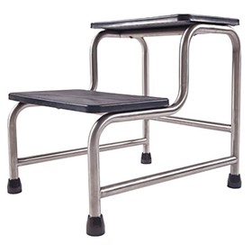 Stainless Steel Double Step Stool | 247215
