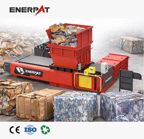 Twin Ram Horizontal Baler for OCC Cardboard