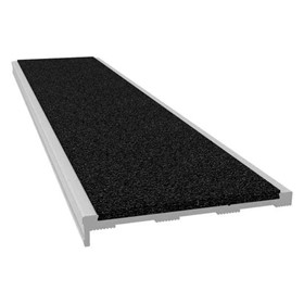 Aluminium Stair Nosing - C Series Clear Anodised Black