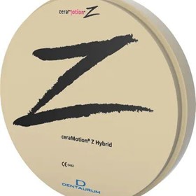 Zirconium oxide blank | ceraMotion Z Hybrid A3 / 18 mm