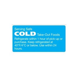 Food Services Label  | Cold label | MPDCOLD
