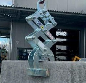 Probst Concrete Sleeper Grab brings extra safety to the landcaping industry