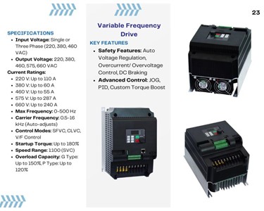 APS Technology Australia - Variable Frequency Driver Inverter