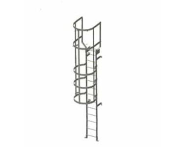 Star Aluminum - Mezzanine Access Cage Ladders