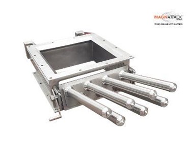 Rapidclean Grate Magnet in cleaning position.