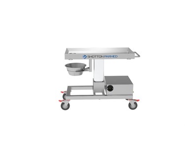 Shotton Parmed - Veterinary Operating Table Trolley Small Height Adjustable
