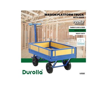 Durolla - Wagon Platform Truck (with sides)