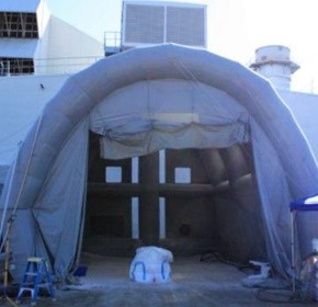 Siemens Inflatable Blasting Shelter - Case Study Siemens Inflatable Blasting Shelter - Case Study