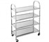 SOGA - Utility Trolley & Cart | Four Tier Stainless Trolleys