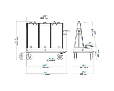 Aardwolf - Demountable Frame | Mod DFH200 | Carts