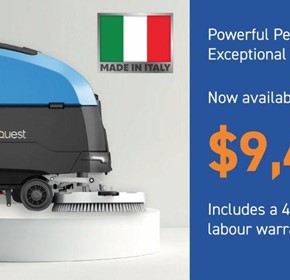 HDS50 Floor Scrubber Launches in Australia: Italian-Made, Built for Tough Commercial Cleaning