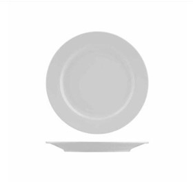Food Plate - 227mm Plate Round Wide Rim 4/24