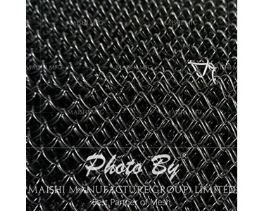 Black Vinyl Coated Galvanized Chain Link Fabric