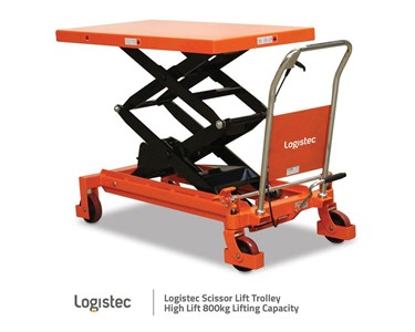 Logistec -  Scissor Lift Trolley- High Lift 800kg