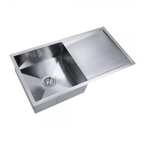 Kitchen Sink 960 W x 450 D Stainless Steel with Drainer
