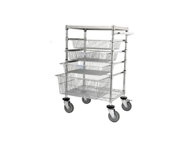 Mobile Shelving Basket Trolley