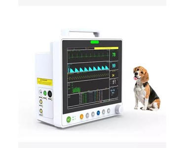 UTM02 12" Veterinary Multi-parameter Monitor ECG/NIBP/TEMP/SPO2/ETCO2