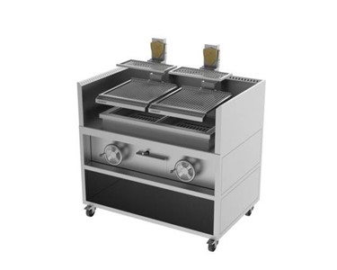 Josper - Basque Grill PVJ-050-2 Single with 2 x 500 cooking grids.