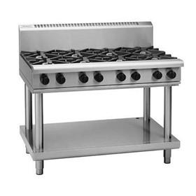 8 Burner Gas Cooktop with Leg Stand | RN8800G-LS