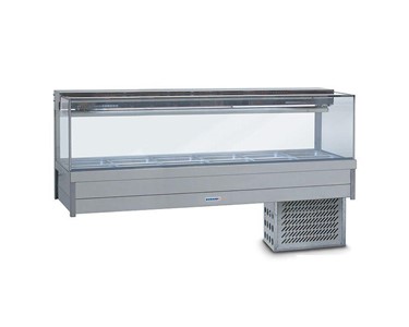 Roband - Square Cold Bain Marie Food Display | R.SRX26RD