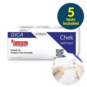  Covid-19 Rapid Antigen Test (Nasal Swab) | 5 Pack | TGA Approved Cell