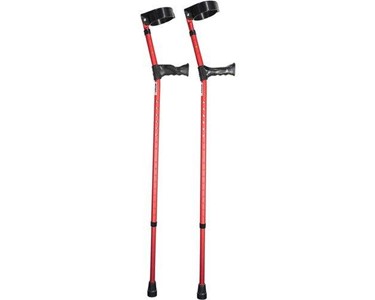 Alpha Sport - Crutches | Double Adjustable Elbow Crutches With Anatomical Grip Adult