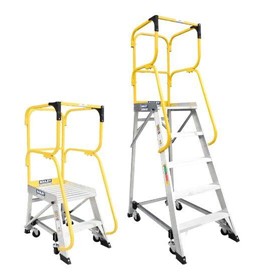 Order Picker Ladder | Lightweight Access Platform | 2-8 Steps