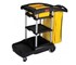 Rubbermaid Commercial - Janitorial High Capacity Cleaning Cart Black
