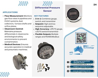 APS Technology Australia - Differential Pressure Sensor