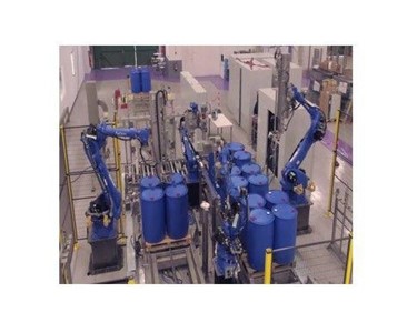 AiCROV - Fully Automatic Robotic Drum/IBC Filling System - RF4 