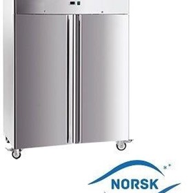 GN Double Solid Door Upright Freezer 1410L