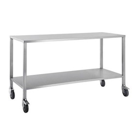 Stainless Steel Trolley No Rails 80cm Wide