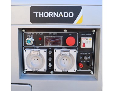 Thornado 8kVA Silent Diesel Generator Key Start Single Phase