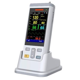 Handheld Veterinary Patient Monitor SpO2, NIBP & Temperature