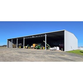 Open Front  Farm Machinery Sheds | 30m x 48m x 7.5m