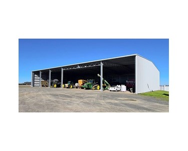 Action Steel Industries - Open Front  Farm Machinery Sheds | 30m x 48m x 7.5m