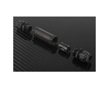 RS PRO - Ip68 3p Black Tee Tube Cable Connector