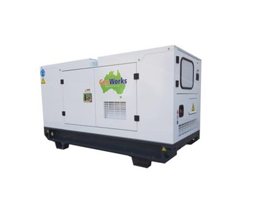 Genworks - 30kVA Diesel Generator Three Phase 415/240V in Canopy