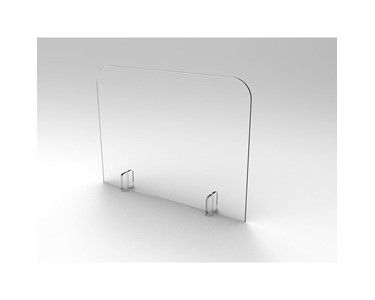 Sneeze Guard | Table Shield (H)600mm x (W)800mm – 3mm Acrylic – 3 Legs