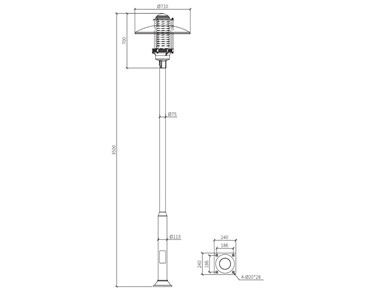 Street Light | DHB-1069 | Kasesware Lighting