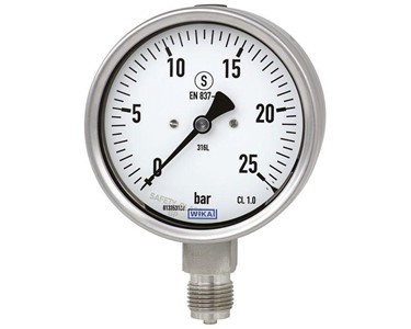 Wika - Pressure Gauges Available with Full Safety Pattern Design