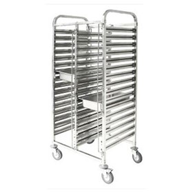 Double Gastronorm Trolley 740 x 550 x 1735mm