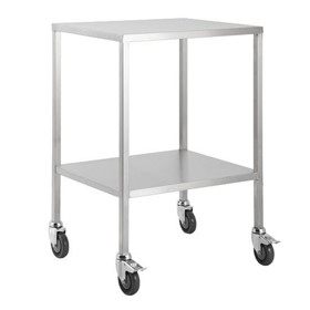 Stainless Steel Trolley No Rails 50cm Wide